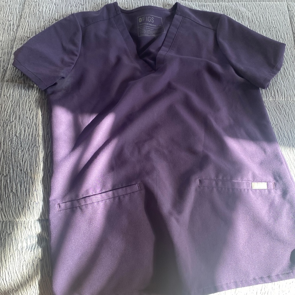 FIGS Limited Edition Purple shadow Scrubs set